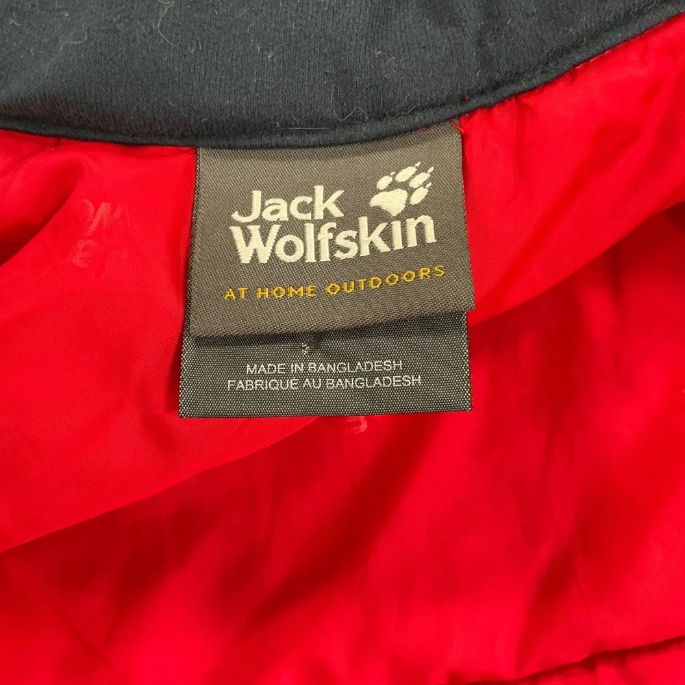 Jack Wolfskin Kids 3-in-1 Stormlock Jacket Blue Navy Colorblock Size EU 128